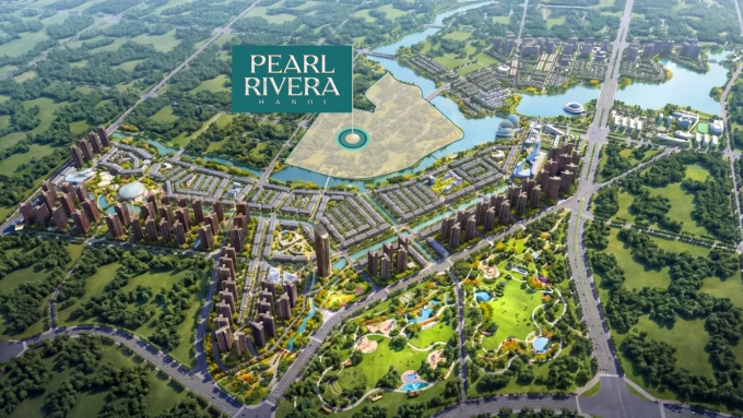 Khu đô thị đa mục tiêu Bắc Thăng Long - Urban City là một trong những dự án trọng điểm quốc gia vừa khởi công tháng 2. Ảnh: CĐT
