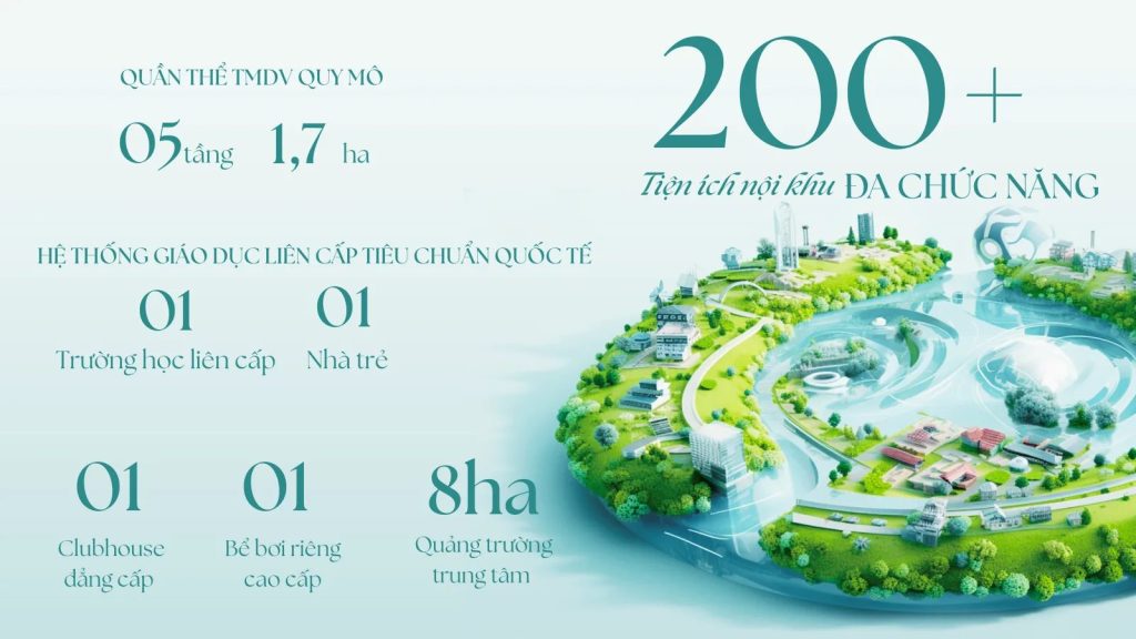 Tiện ích nội khu Pearl Rivera Hà Nội
